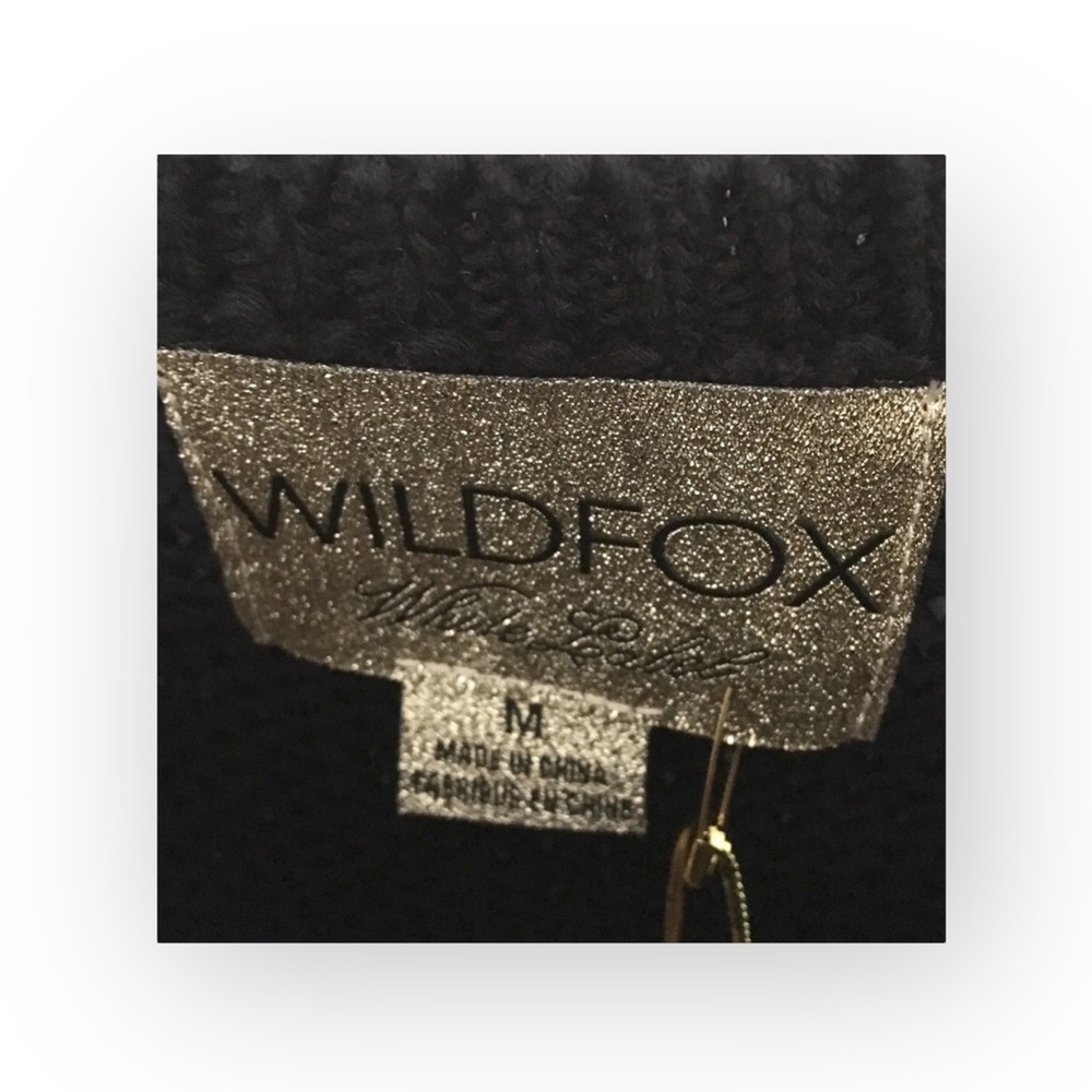 Deadstock: new Wildfox ☻ Little Rainbow Liv Knit Tank Mini Dress ☻︎ Black ☻ Med - Picture 10 of 16